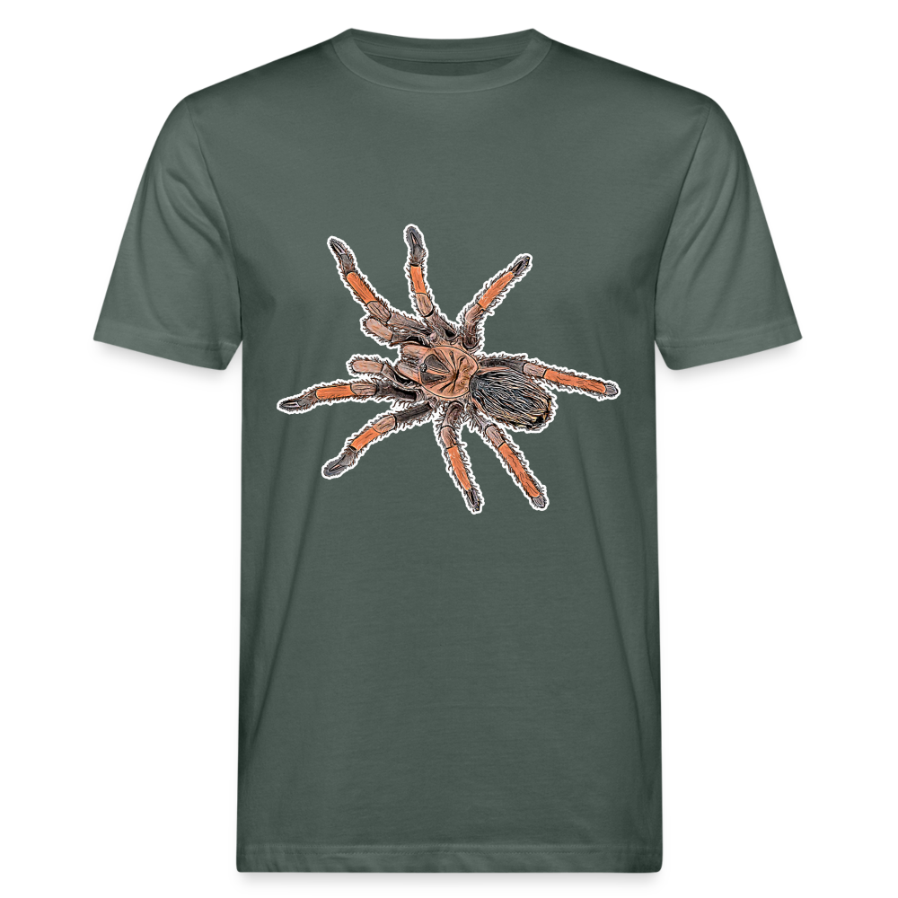 Männer Bio-T-Shirt Brachypelma emilia - Graugrün
