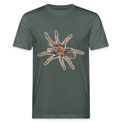 Männer Bio-T-Shirt Brachypelma emilia - Graugrün