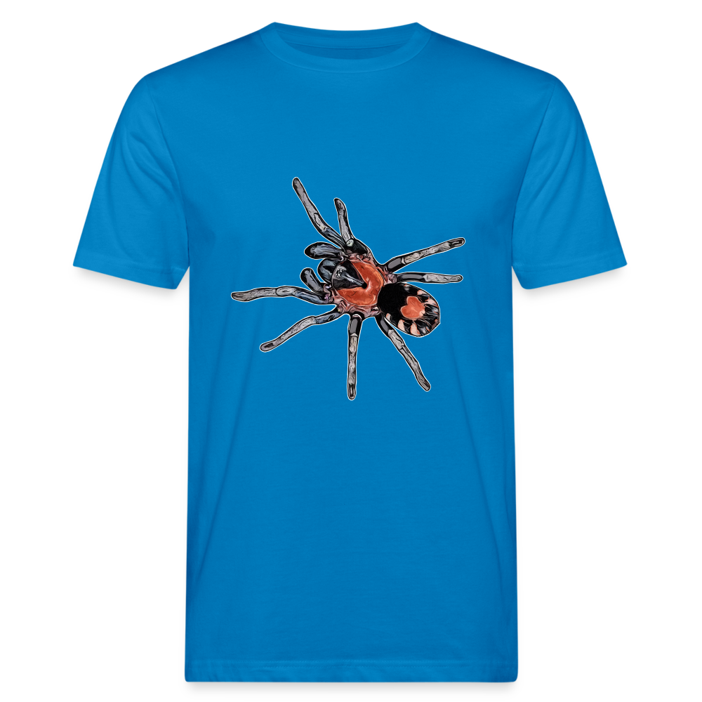 Männer Bio-T-Shirt Cyriocosmus elegans - Pfauenblau