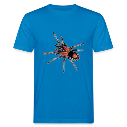 Männer Bio-T-Shirt Cyriocosmus elegans - Pfauenblau