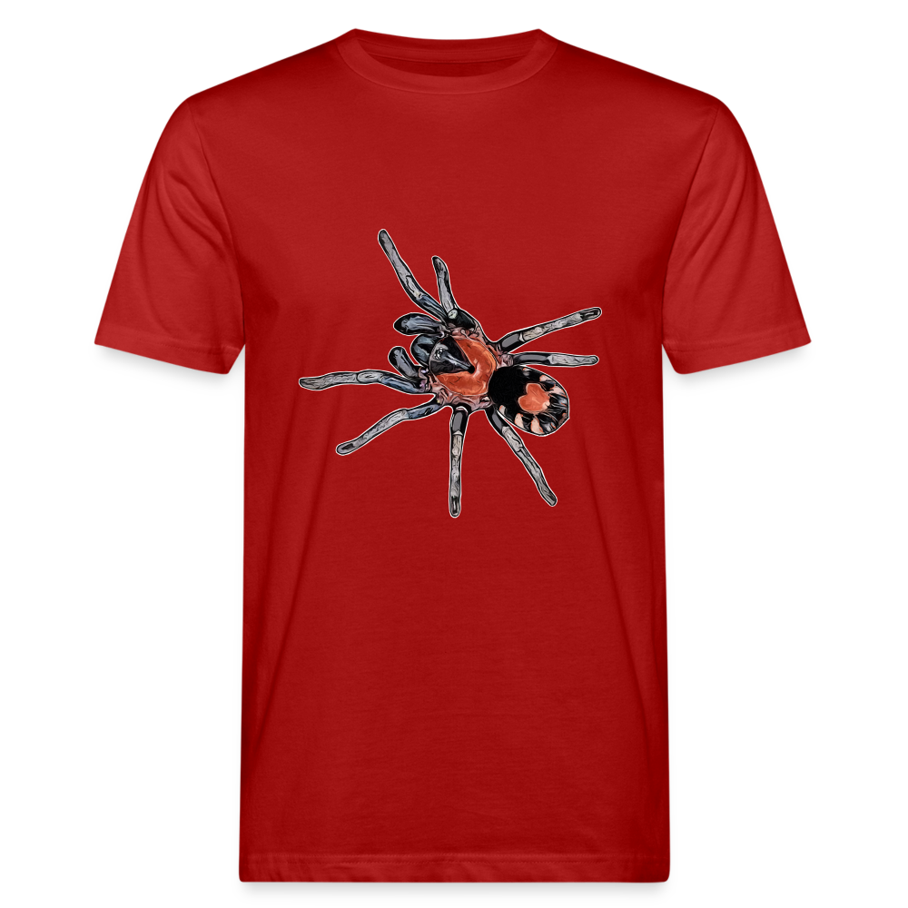 Männer Bio-T-Shirt Cyriocosmus elegans - Dunkelrot