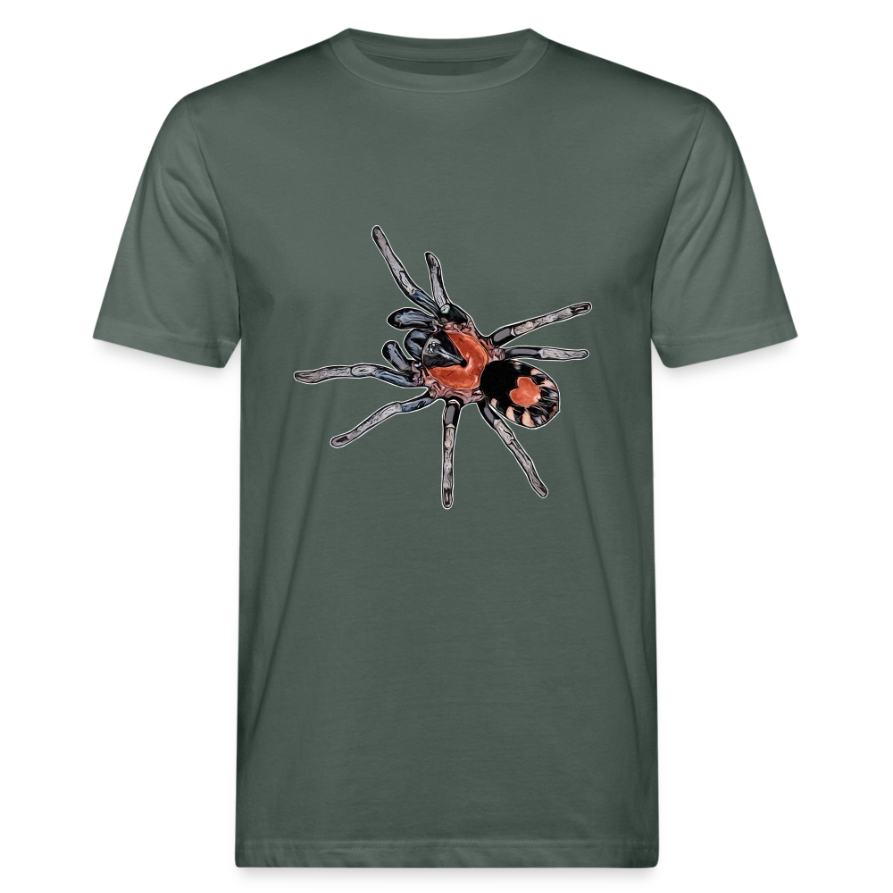 Männer Bio-T-Shirt Cyriocosmus elegans - Graugrün