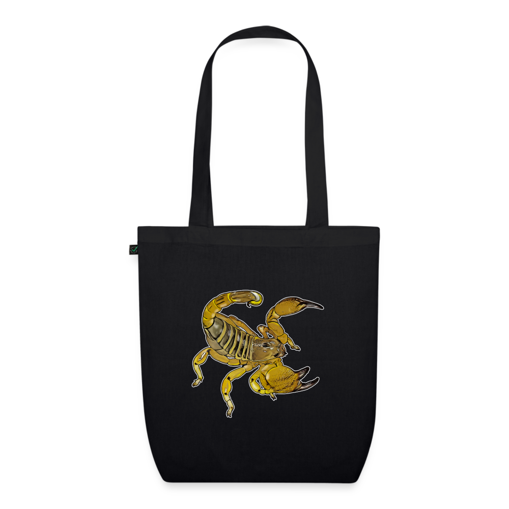 Bio-Stoffbeutel Scorpio maurus palmatus - Schwarz