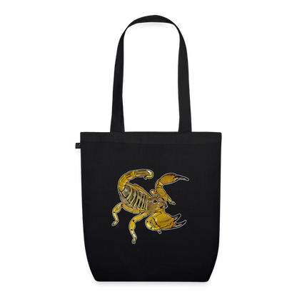Bio-Stoffbeutel Scorpio maurus palmatus - Schwarz