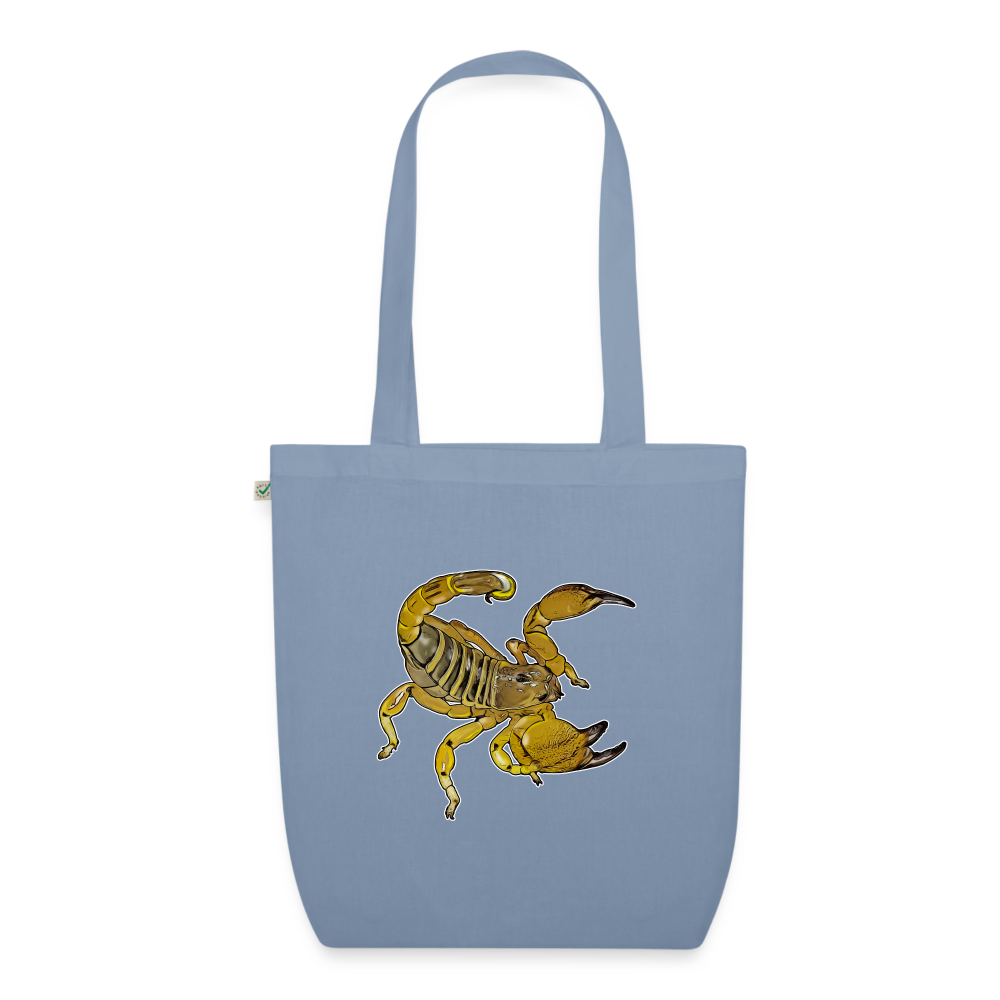 Bio-Stoffbeutel Scorpio maurus palmatus - Blaugrau