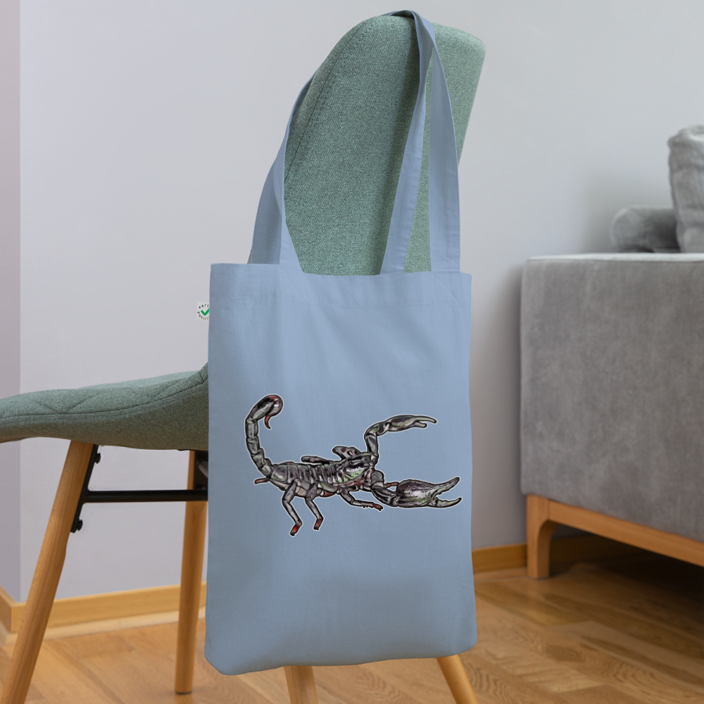 Bio-Stoffbeutel Heterometrus silenus - Blaugrau