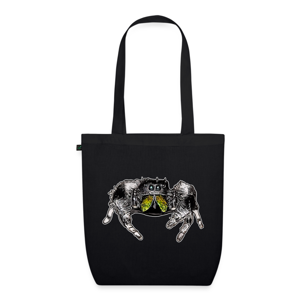 Bio-Stoffbeutel Phidippus regius Rastafari male - Schwarz