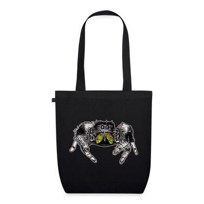 Bio-Stoffbeutel Phidippus regius Rastafari male - Schwarz