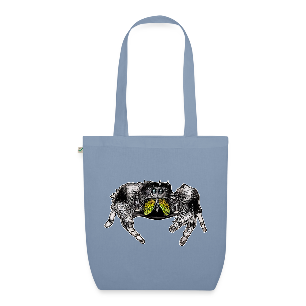 Bio-Stoffbeutel Phidippus regius Rastafari male - Blaugrau