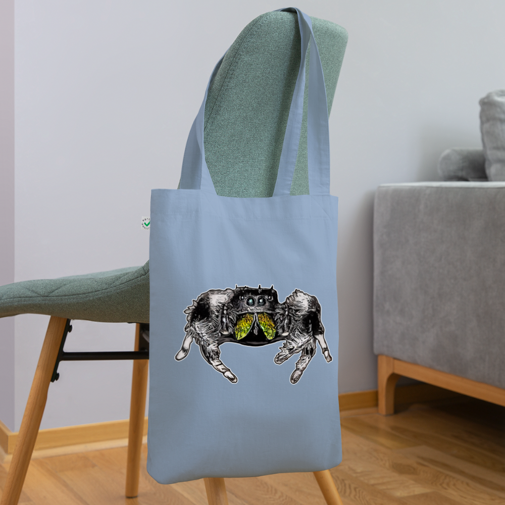 Bio-Stoffbeutel Phidippus regius Rastafari male - Blaugrau