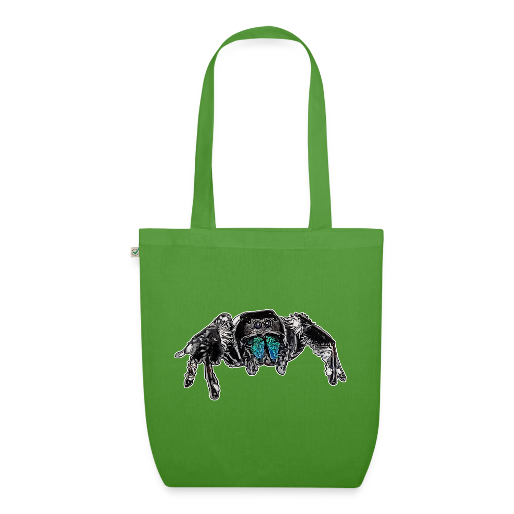 Bio-Stoffbeutel Phidippus regius Everglades male - Blattgrün