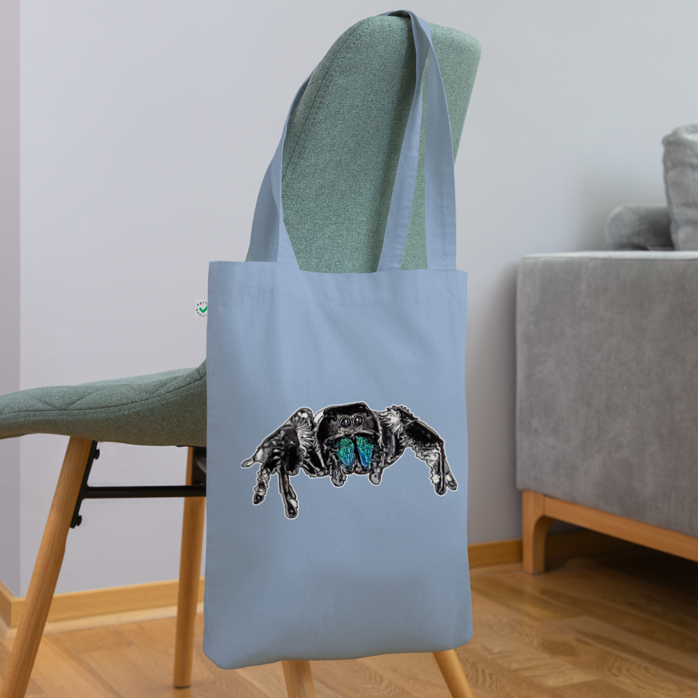 Bio-Stoffbeutel Phidippus regius Everglades male - Blaugrau