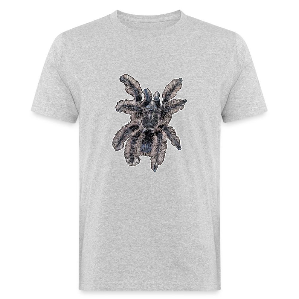 Männer Bio-T-Shirt Tliltocatl albopilosus - Grau meliert