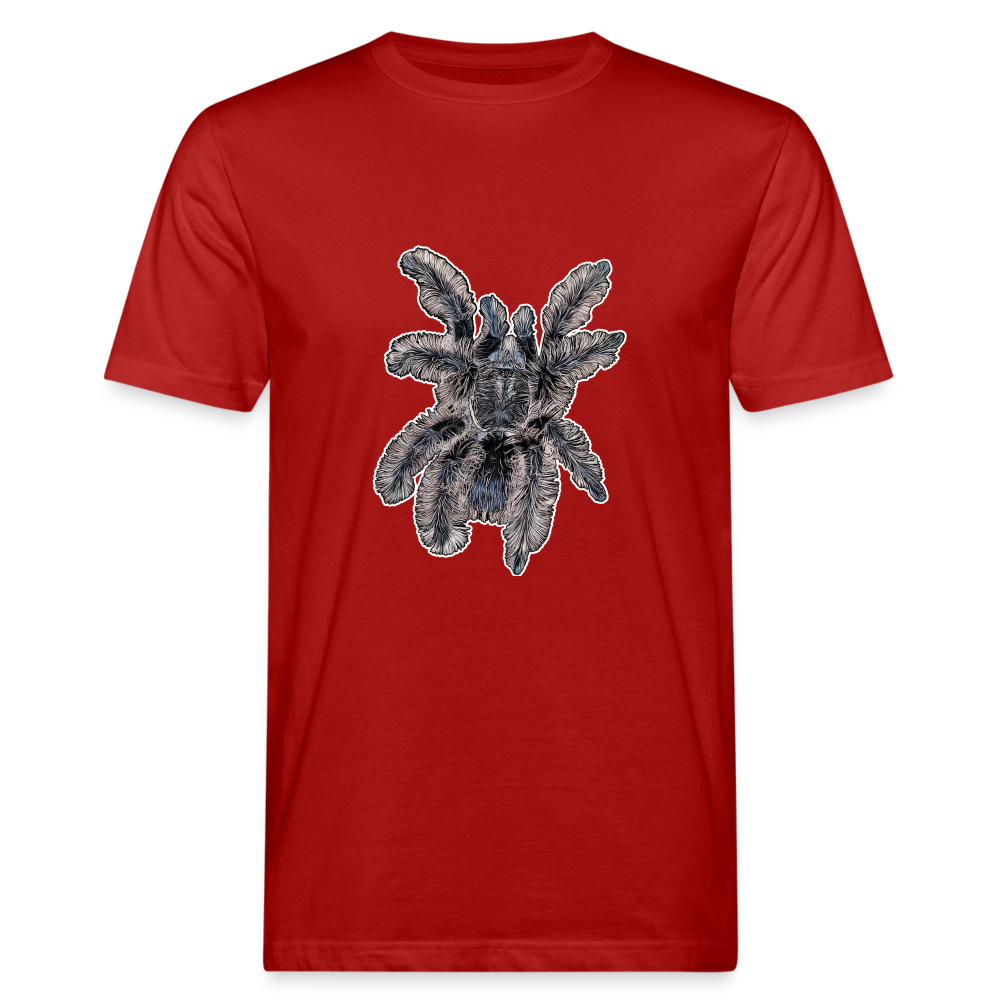 Männer Bio-T-Shirt Tliltocatl albopilosus - Dunkelrot