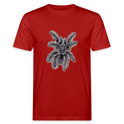 Männer Bio-T-Shirt Tliltocatl albopilosus - Dunkelrot