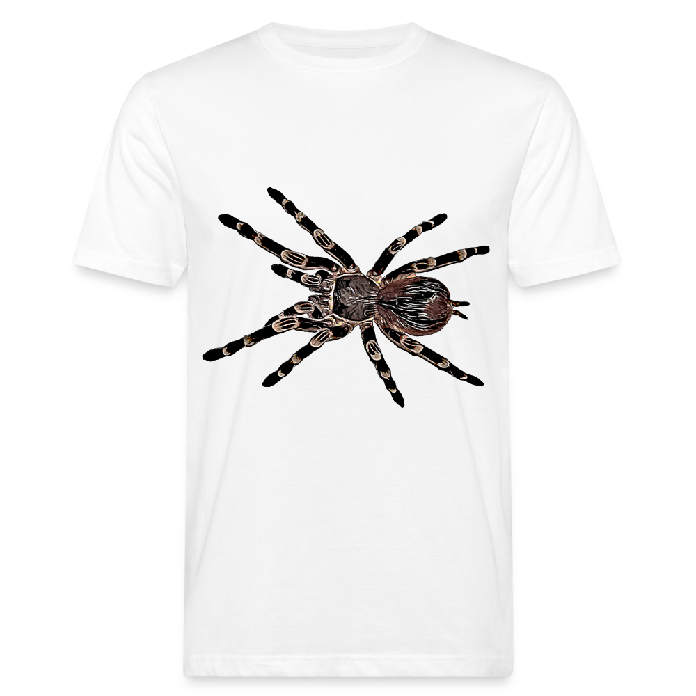 Männer Bio-T-Shirt Acanthoscurria geniculata - weiß