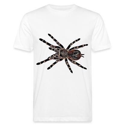 Männer Bio-T-Shirt Acanthoscurria geniculata - weiß