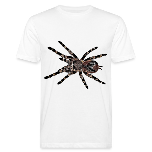 Männer Bio-T-Shirt Acanthoscurria geniculata - weiß