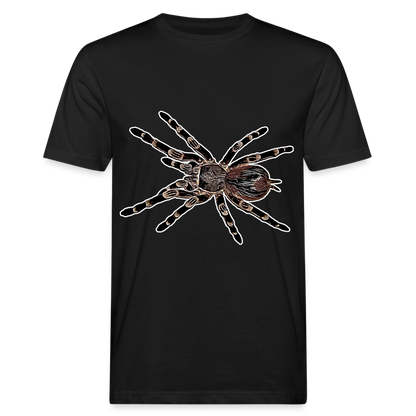 Männer Bio-T-Shirt Acanthoscurria geniculata - Schwarz