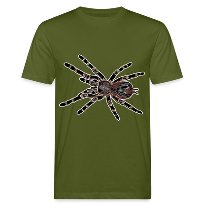 Männer Bio-T-Shirt Acanthoscurria geniculata - Moosgrün