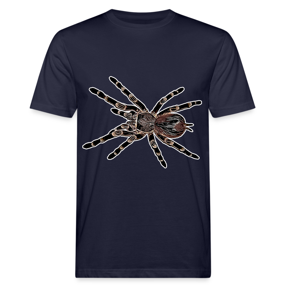 Männer Bio-T-Shirt Acanthoscurria geniculata - Navy