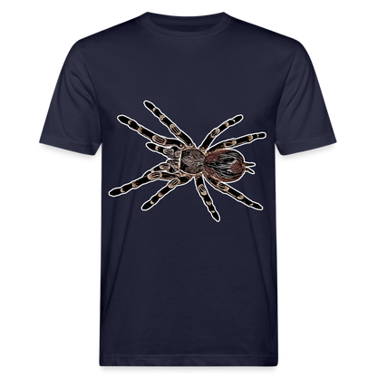 Männer Bio-T-Shirt Acanthoscurria geniculata - Navy
