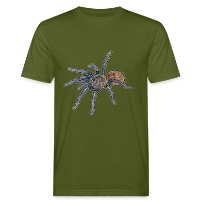 Männer Bio-T-Shirt Chromatopelma cyaneopubescens - Moosgrün