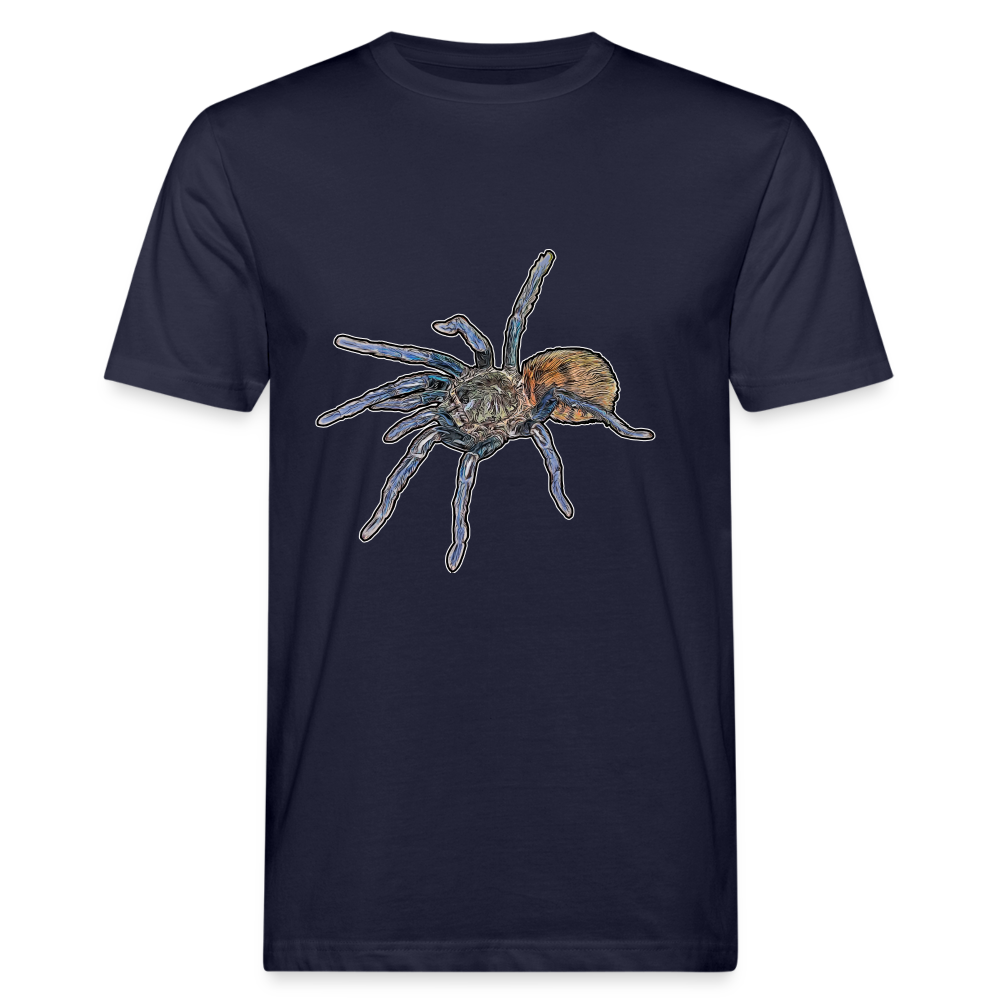 Männer Bio-T-Shirt Chromatopelma cyaneopubescens - Navy