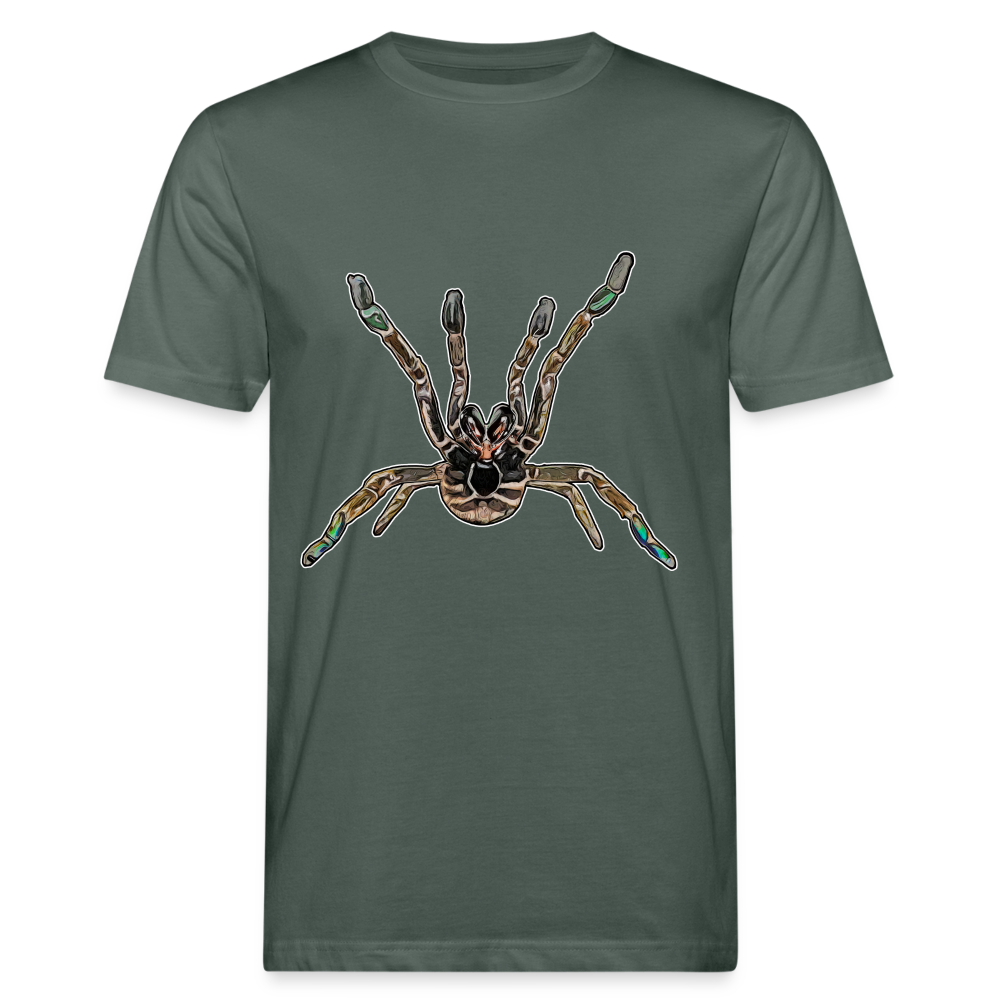 Männer Bio-T-Shirt Pterinochilus murinus tcf - Graugrün