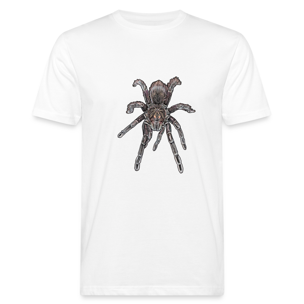 Männer Bio-T-Shirt Pamphobeteus sp Machala juvenile - weiß