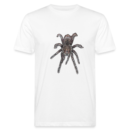 Männer Bio-T-Shirt Pamphobeteus sp Machala juvenile - weiß