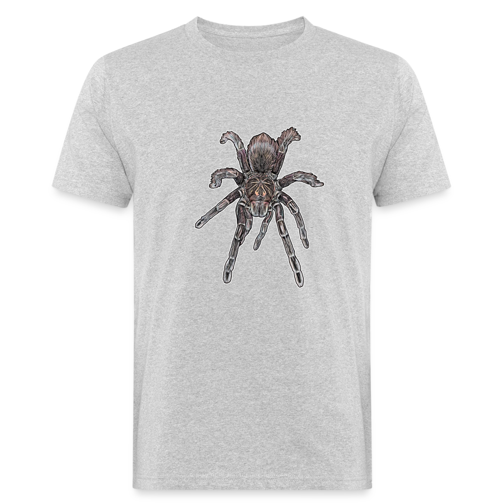 Männer Bio-T-Shirt Pamphobeteus sp Machala juvenile - Grau meliert