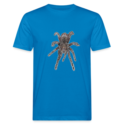 Männer Bio-T-Shirt Pamphobeteus sp Machala juvenile - Pfauenblau