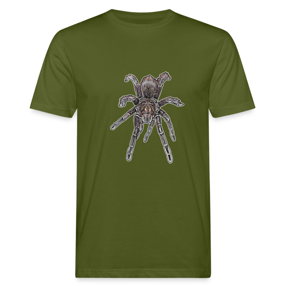 Männer Bio-T-Shirt Pamphobeteus sp Machala juvenile - Moosgrün