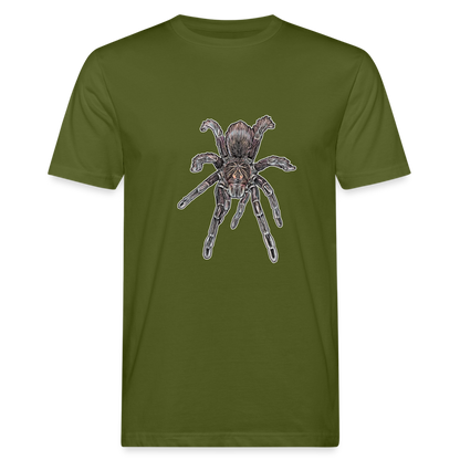 Männer Bio-T-Shirt Pamphobeteus sp Machala juvenile - Moosgrün