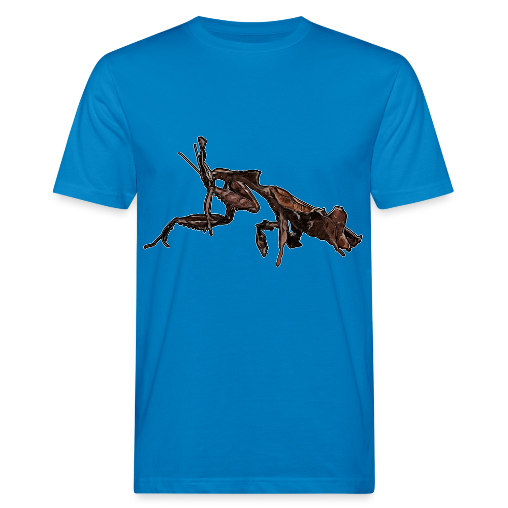 Männer Bio-T-Shirt Phyllocrania paradoxa female 2 - Pfauenblau