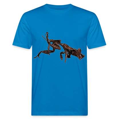 Männer Bio-T-Shirt Phyllocrania paradoxa female 2 - Pfauenblau