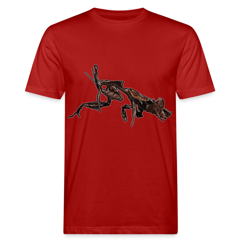 Männer Bio-T-Shirt Phyllocrania paradoxa female 2 - Dunkelrot