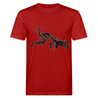 Männer Bio-T-Shirt Phyllocrania paradoxa female 2 - Dunkelrot