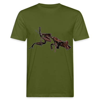 Männer Bio-T-Shirt Phyllocrania paradoxa female 2 - Moosgrün
