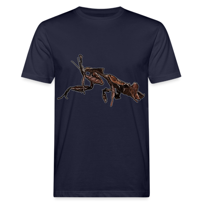 Männer Bio-T-Shirt Phyllocrania paradoxa female 2 - Navy