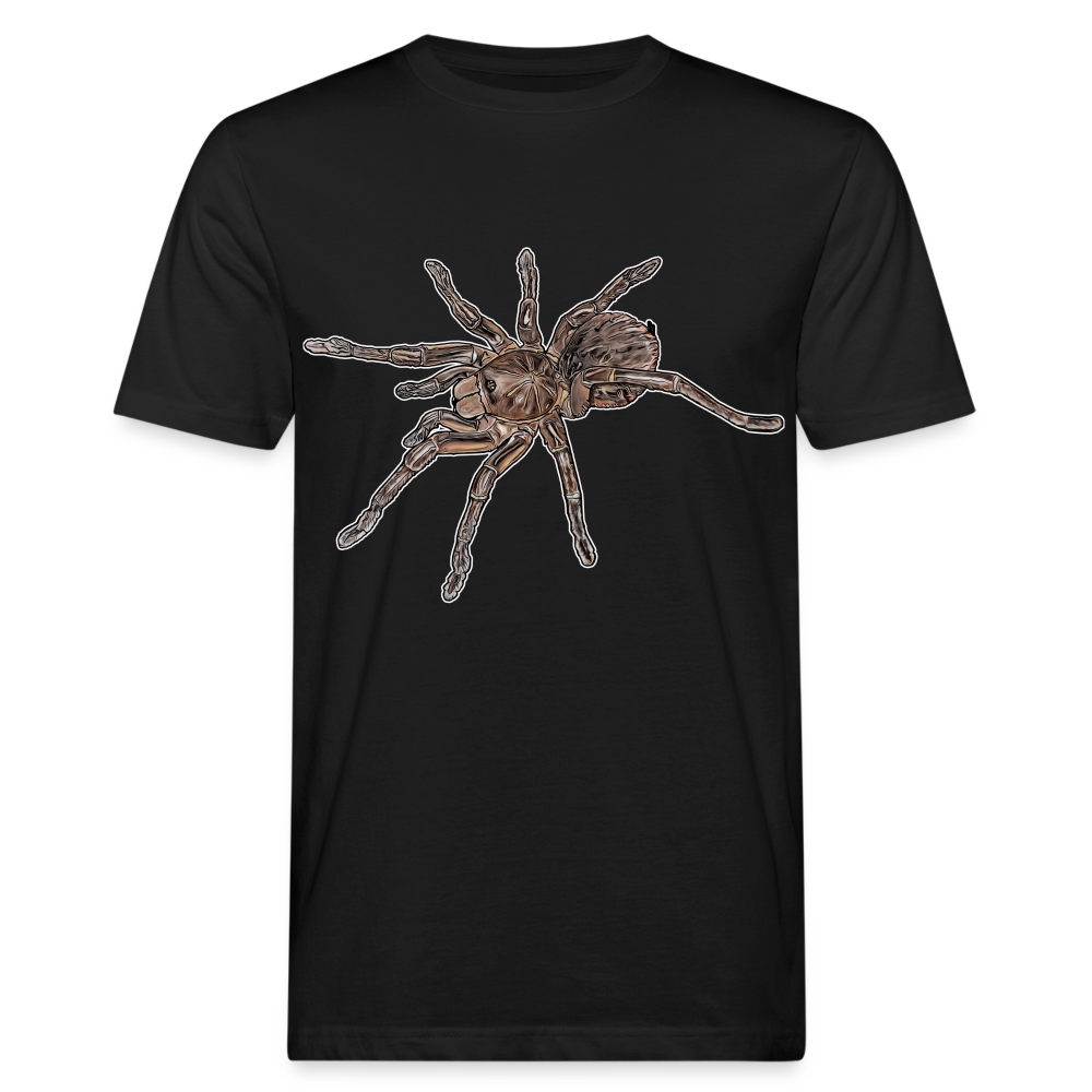 Männer Bio-T-Shirt Theraphosa stirmi juvenile - Schwarz
