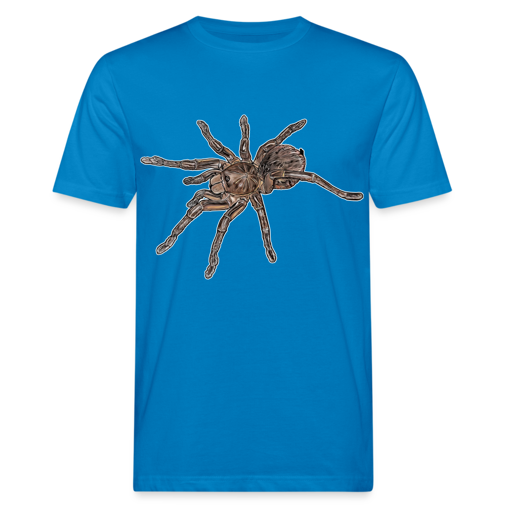 Männer Bio-T-Shirt Theraphosa stirmi juvenile - Pfauenblau