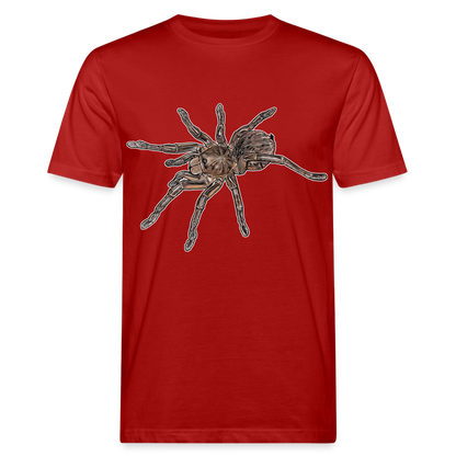 Männer Bio-T-Shirt Theraphosa stirmi juvenile - Dunkelrot