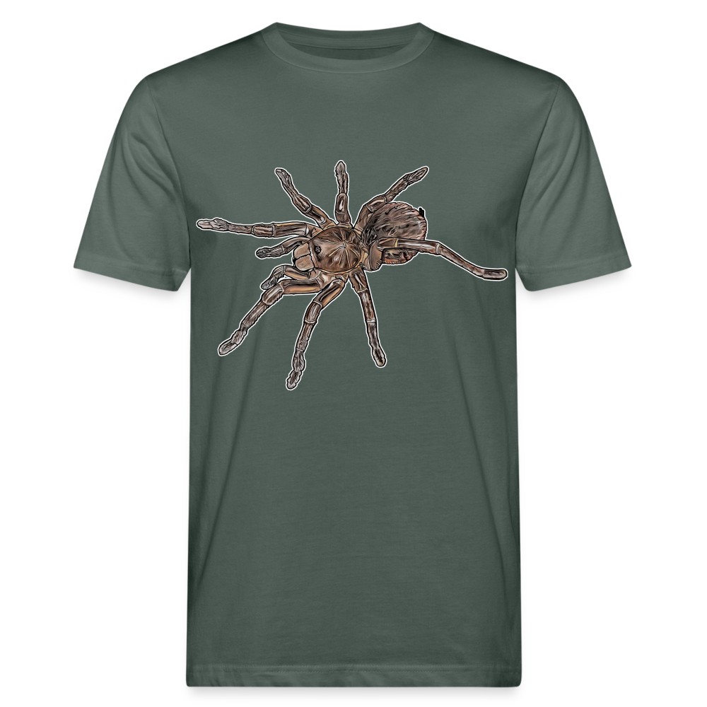 Männer Bio-T-Shirt Theraphosa stirmi juvenile - Graugrün
