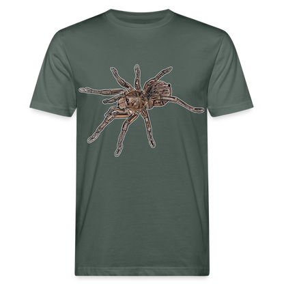 Männer Bio-T-Shirt Theraphosa stirmi juvenile - Graugrün