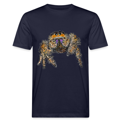 Männer Bio-T-Shirt Phidippus regius Everglades female - Navy