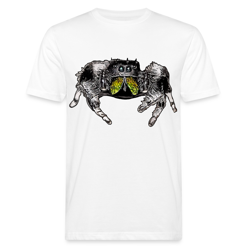 Männer Bio-T-Shirt Phidippus regius Rastafari male - weiß