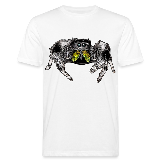 Männer Bio-T-Shirt Phidippus regius Rastafari male - weiß
