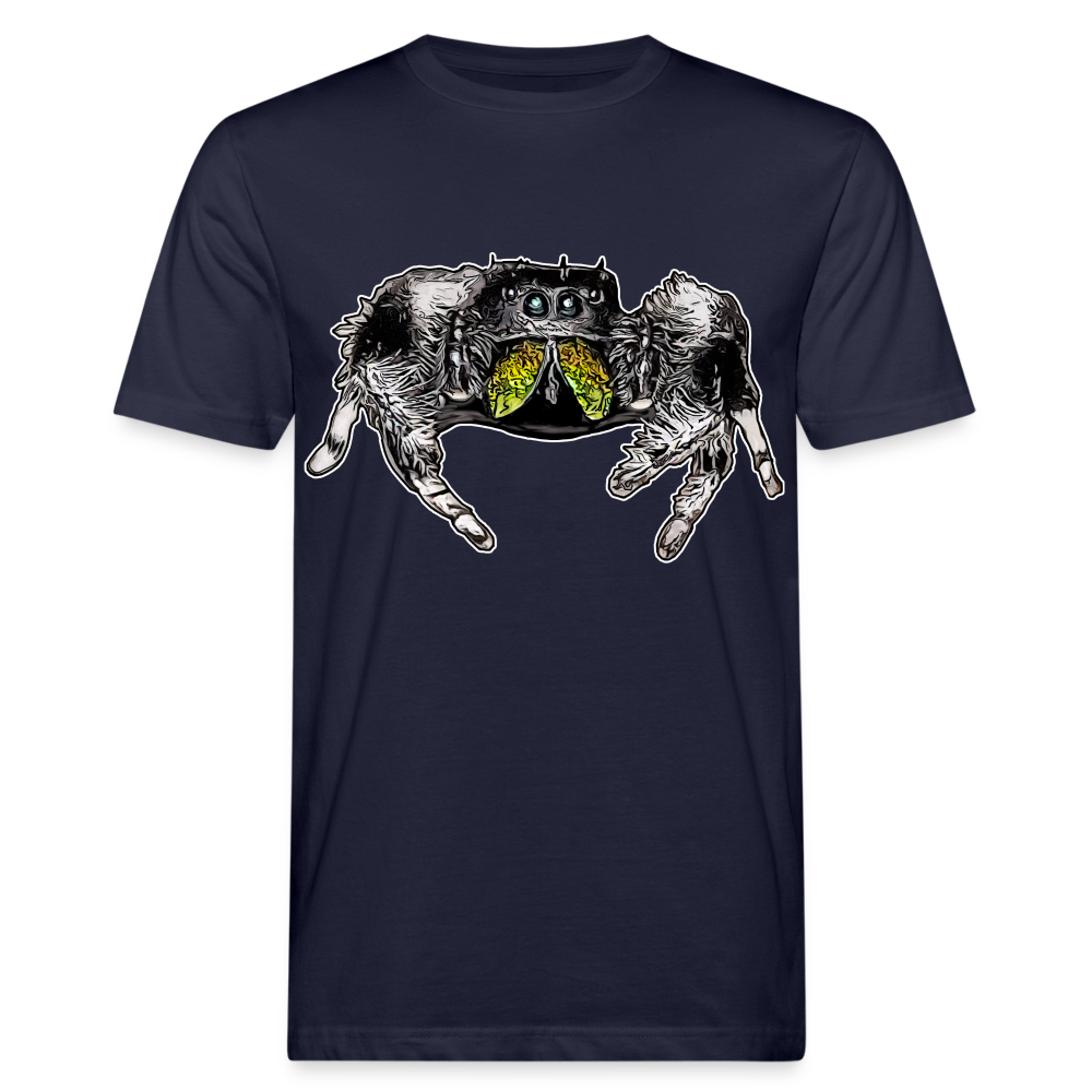 Männer Bio-T-Shirt Phidippus regius Rastafari male - Navy